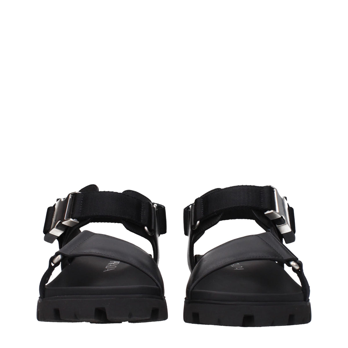Prada Sandali Uomo Pelle Nero | Banlieue91