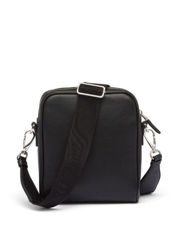 Prada Triangle Logo leather shoulder bag | Banlieue91