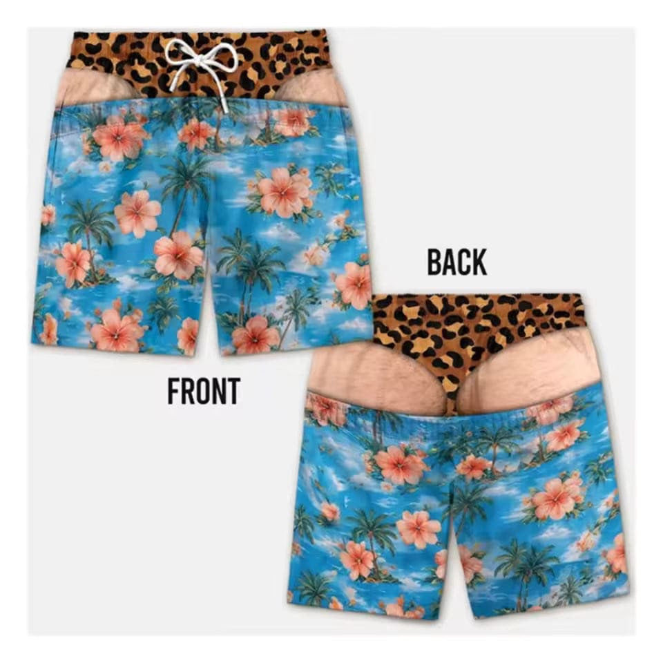 Printed Beach Board Shorts | Banlieue91