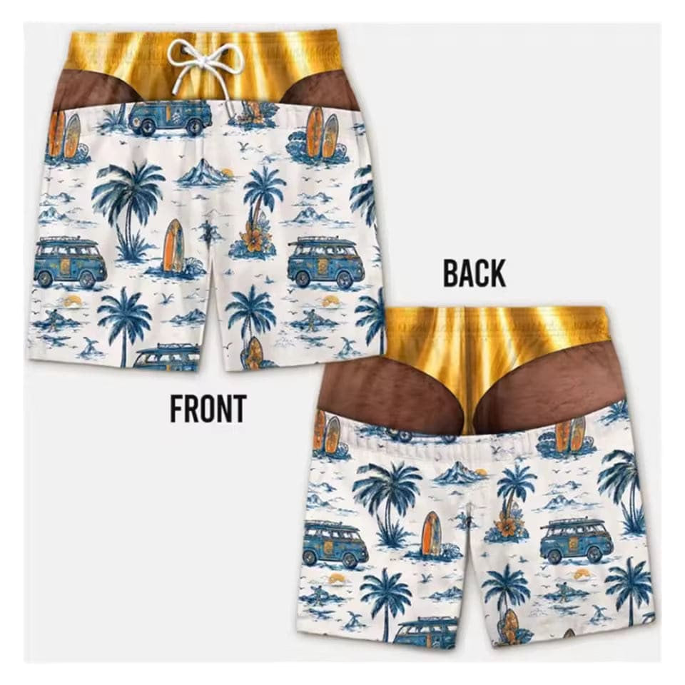 Printed Beach Board Shorts | Banlieue91