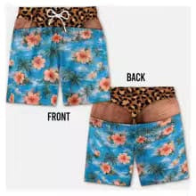 Printed Beach Board Shorts | Banlieue91
