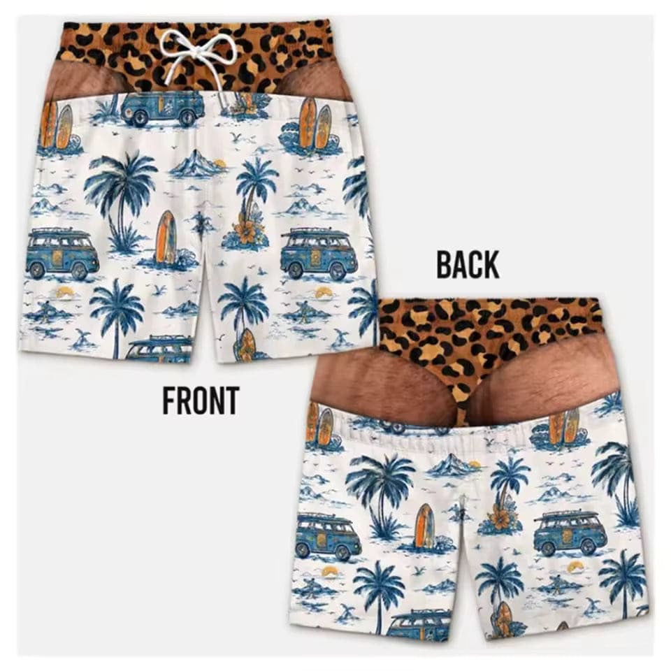 Printed Beach Board Shorts | Banlieue91