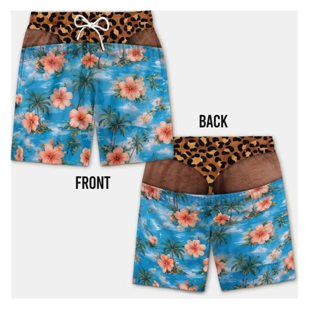 Printed Beach Board Shorts | Banlieue91