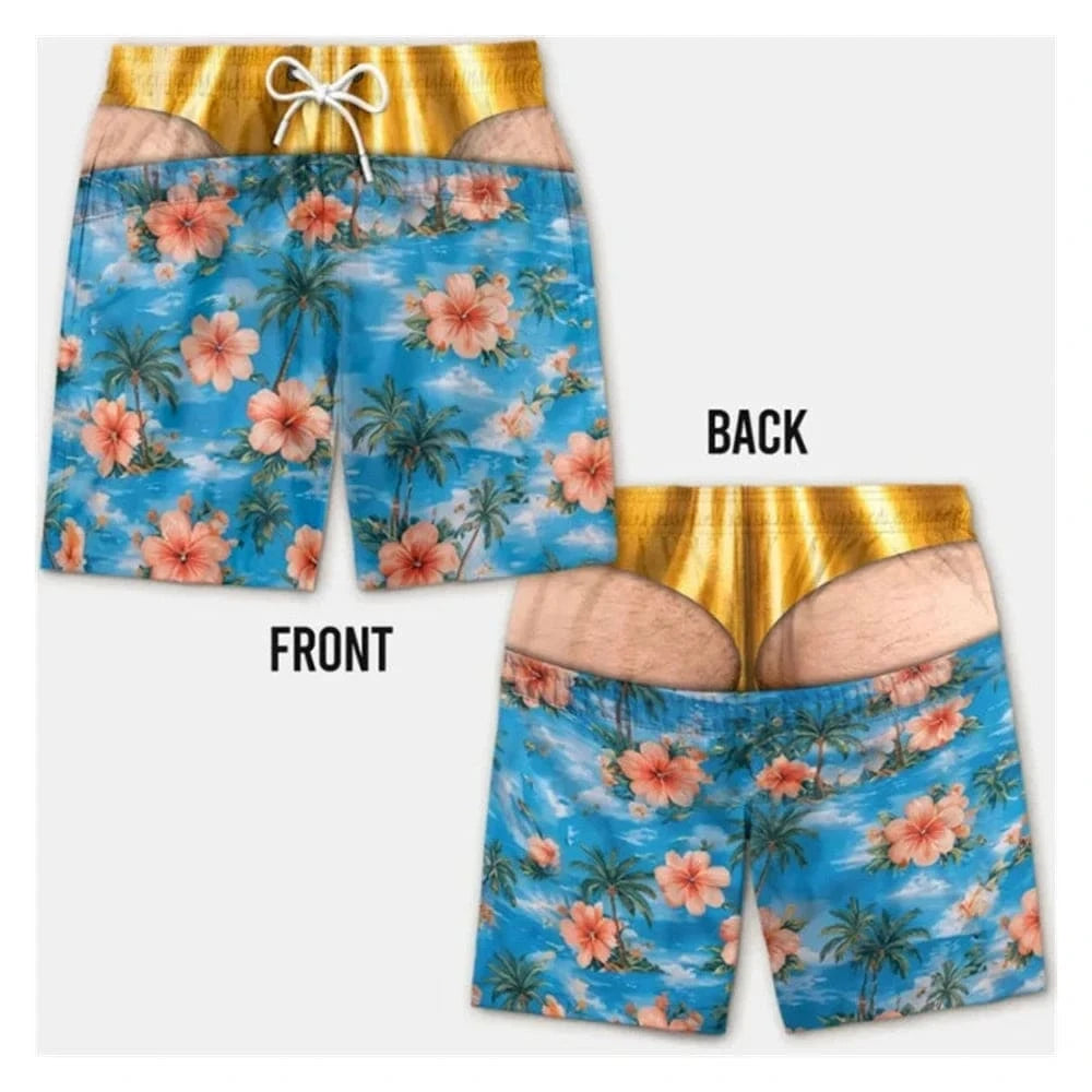 Printed Beach Board Shorts | Banlieue91
