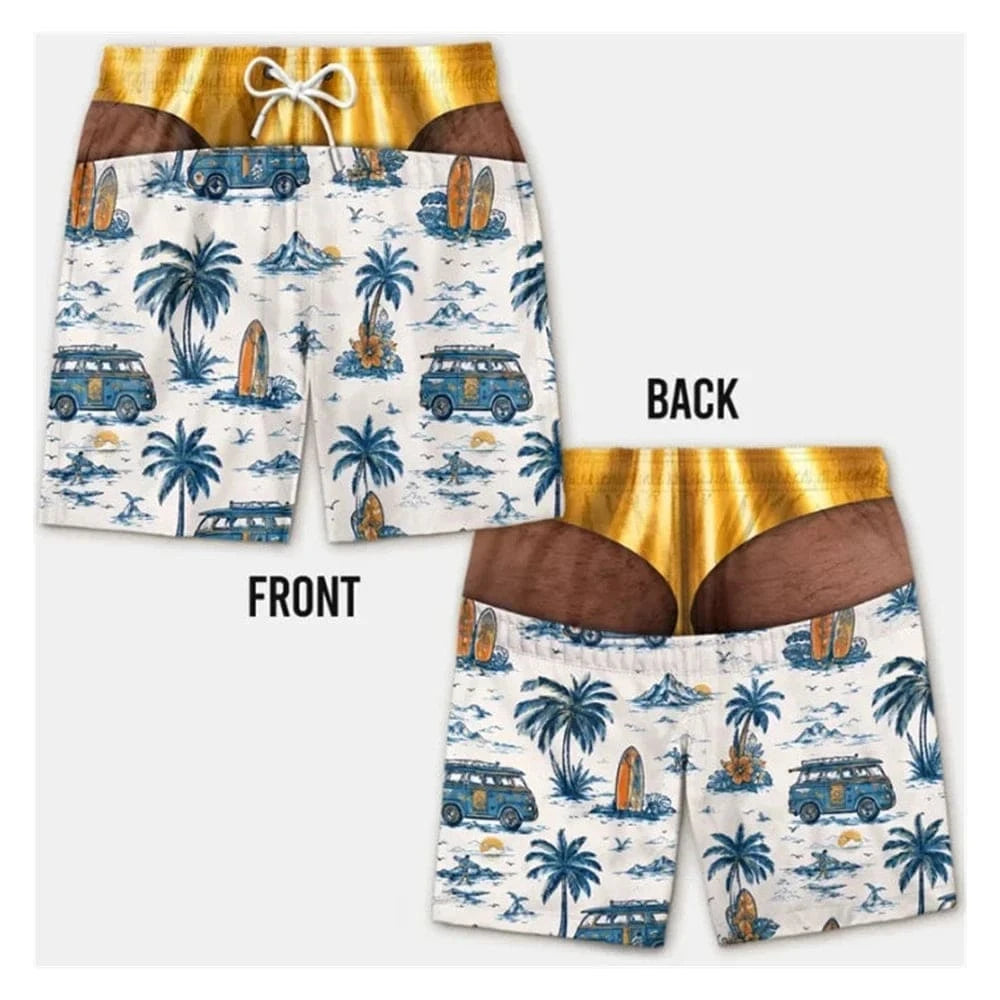 Printed Beach Board Shorts | Banlieue91