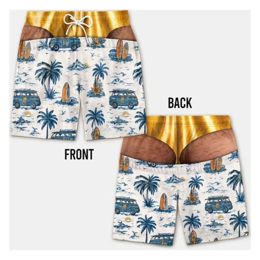 Printed Beach Board Shorts | Banlieue91