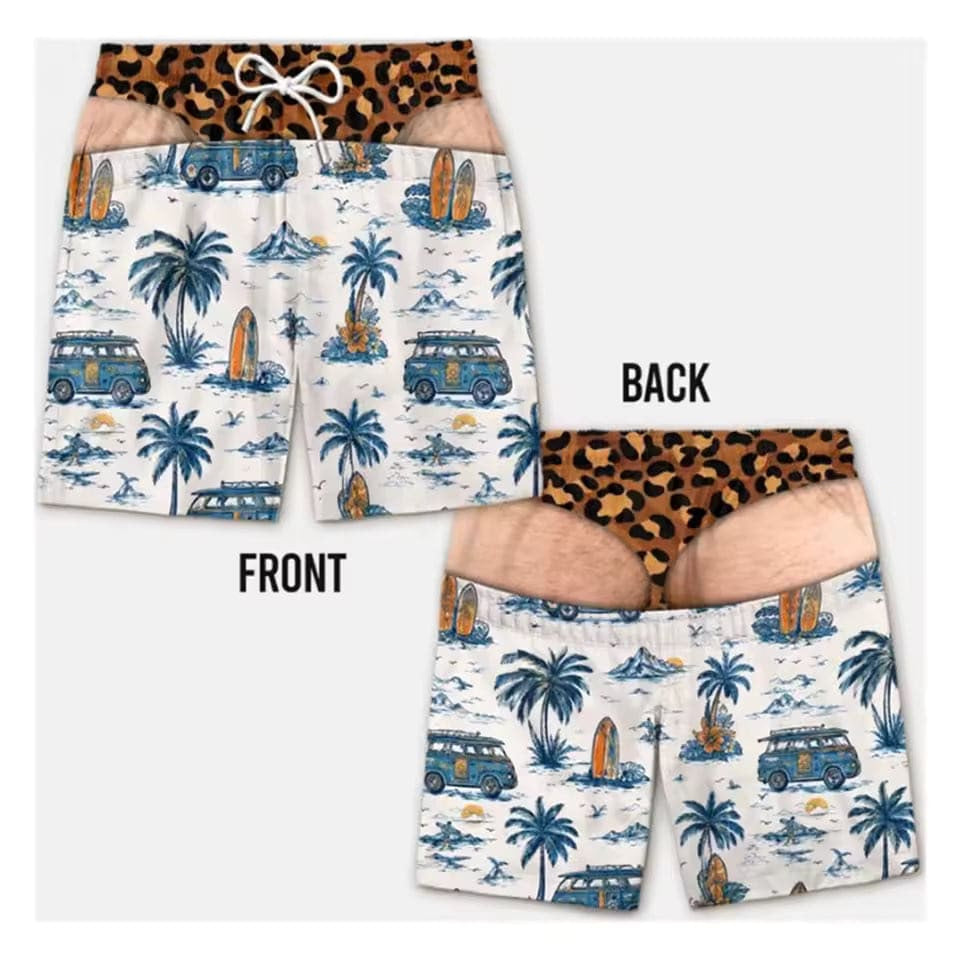 Printed Beach Board Shorts | Banlieue91