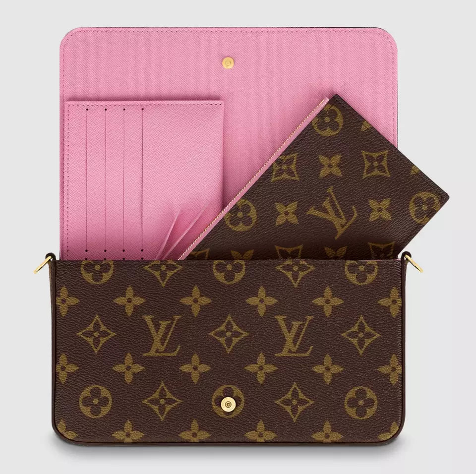 LOUIS VUITTON Monogram Canvas Felicie Pochette Vivienne 2022 - Banlieue91