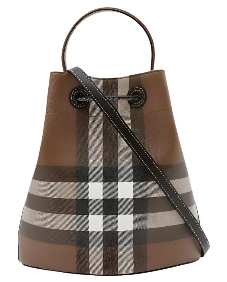 Burberry Check Drawstring Bucket Bag - Banlieue91