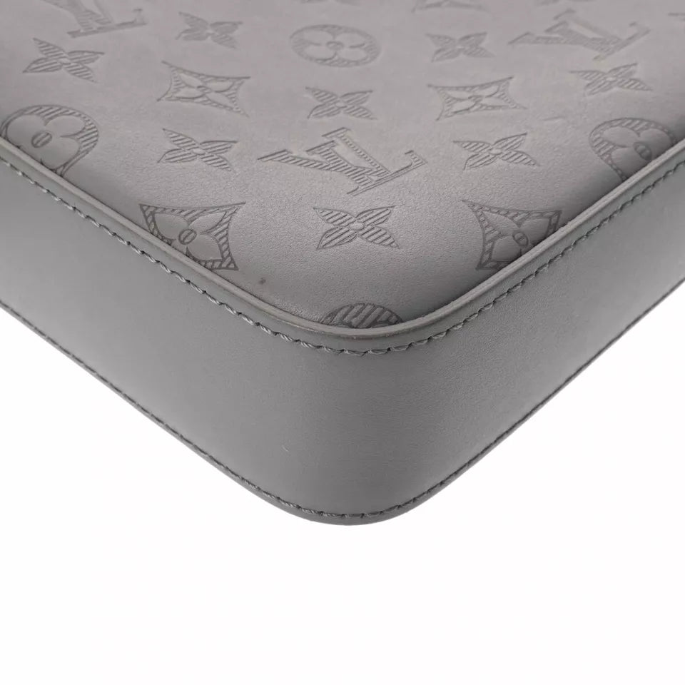 LOUIS VUITTON Monogram shadow Duo messenger Gray For Men - Banlieue91