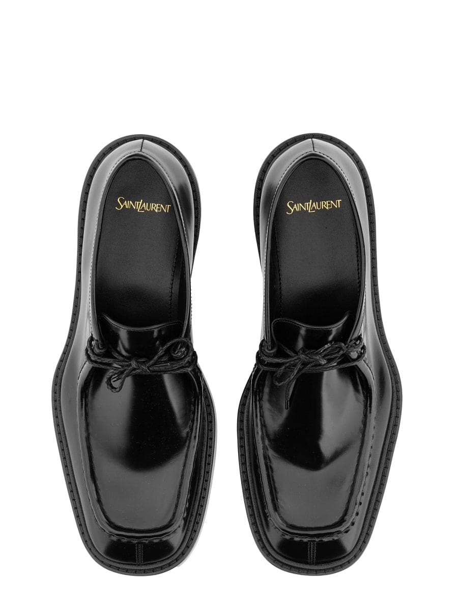 SAINT LAURENT Harvey Derby Dress Loafers for Men - FW25 | Banlieue91