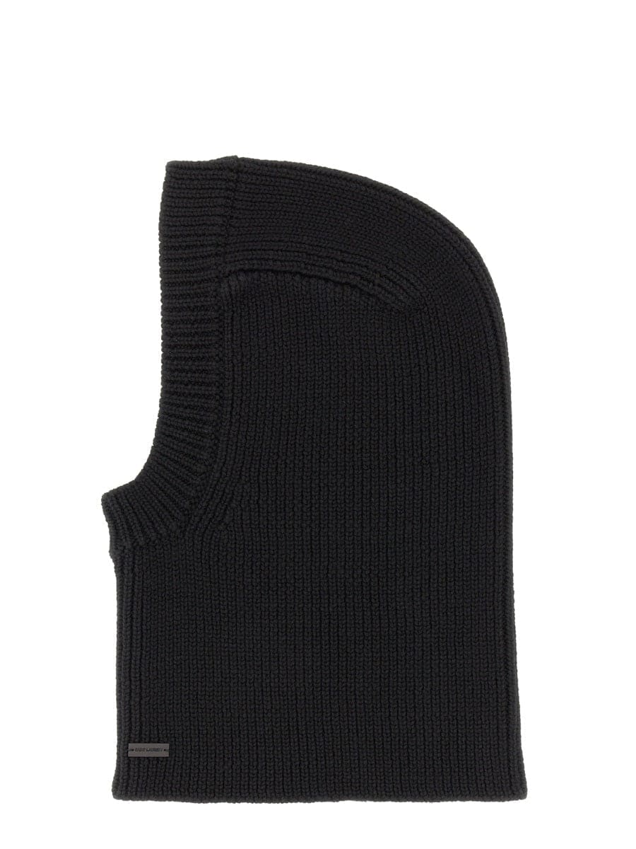 SAINT LAURENT Large Ribbed Balaclava | Banlieue91