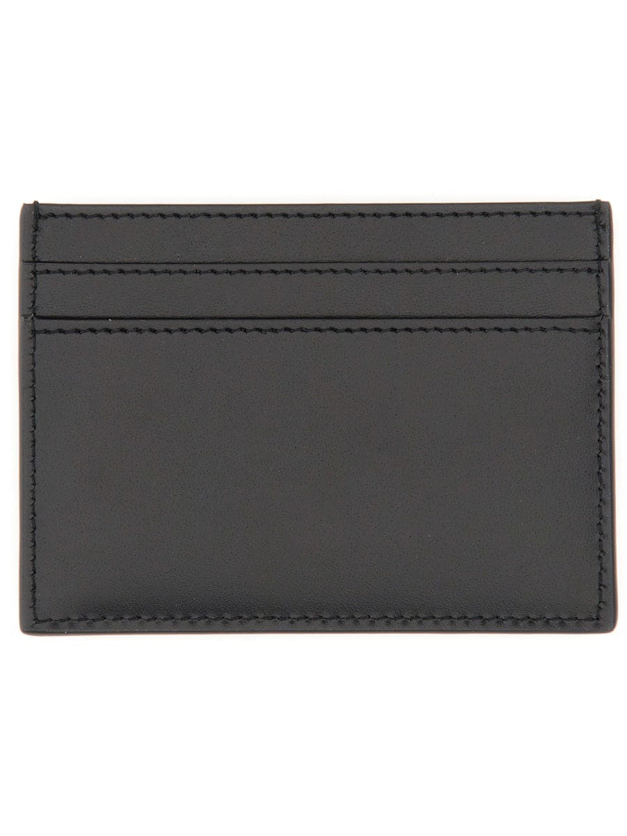 SAINT LAURENT Mini Leather Card Holder | Banlieue91