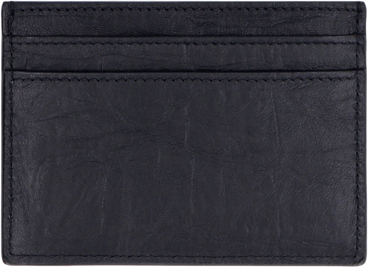 SAINT LAURENT Monogram Mini Credit Card Holder | Banlieue91