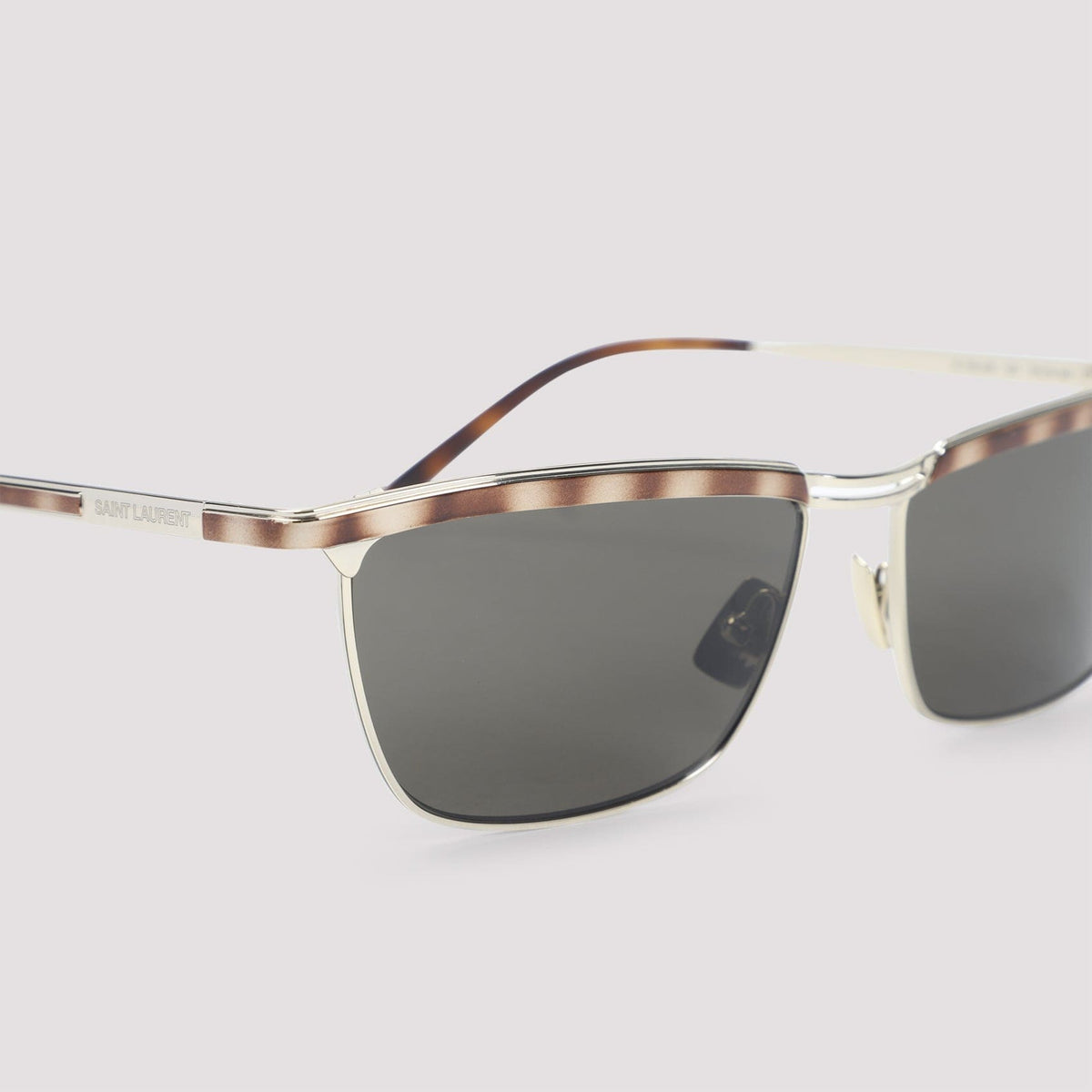 SAINT LAURENT Sleek Metallic Sunglasses for Men | Banlieue91
