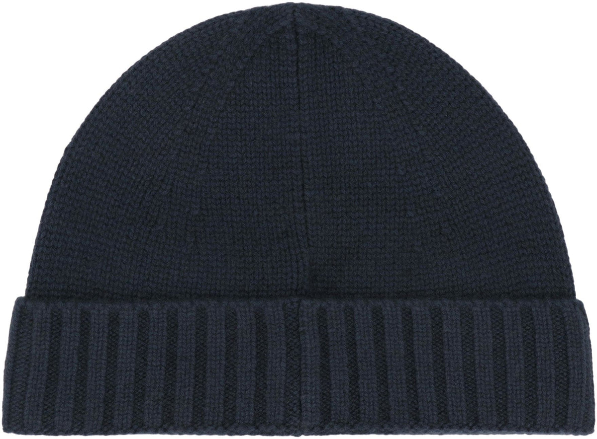 STONE ISLAND Cashmere Hat with Ribbed Cuff | Banlieue91