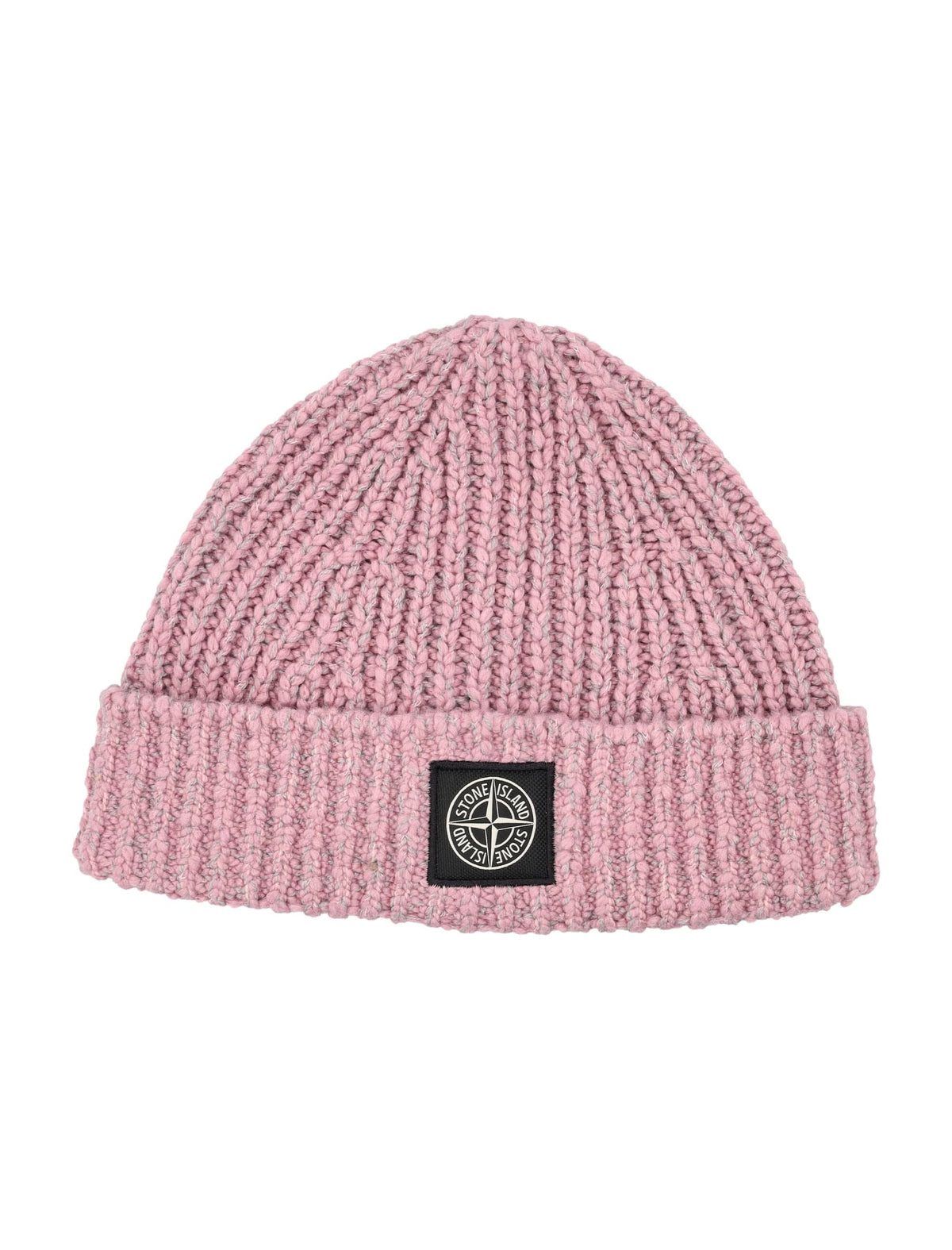 STONE ISLAND Mouliné Wool Beanie with Compass Logo | Banlieue91