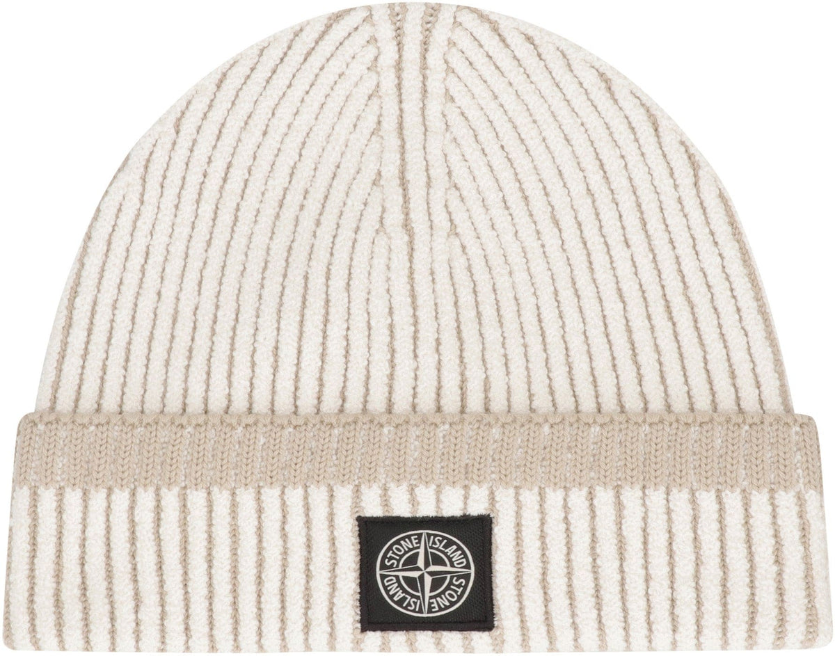 STONE ISLAND Ribbed Knit Hat - Men's | Banlieue91