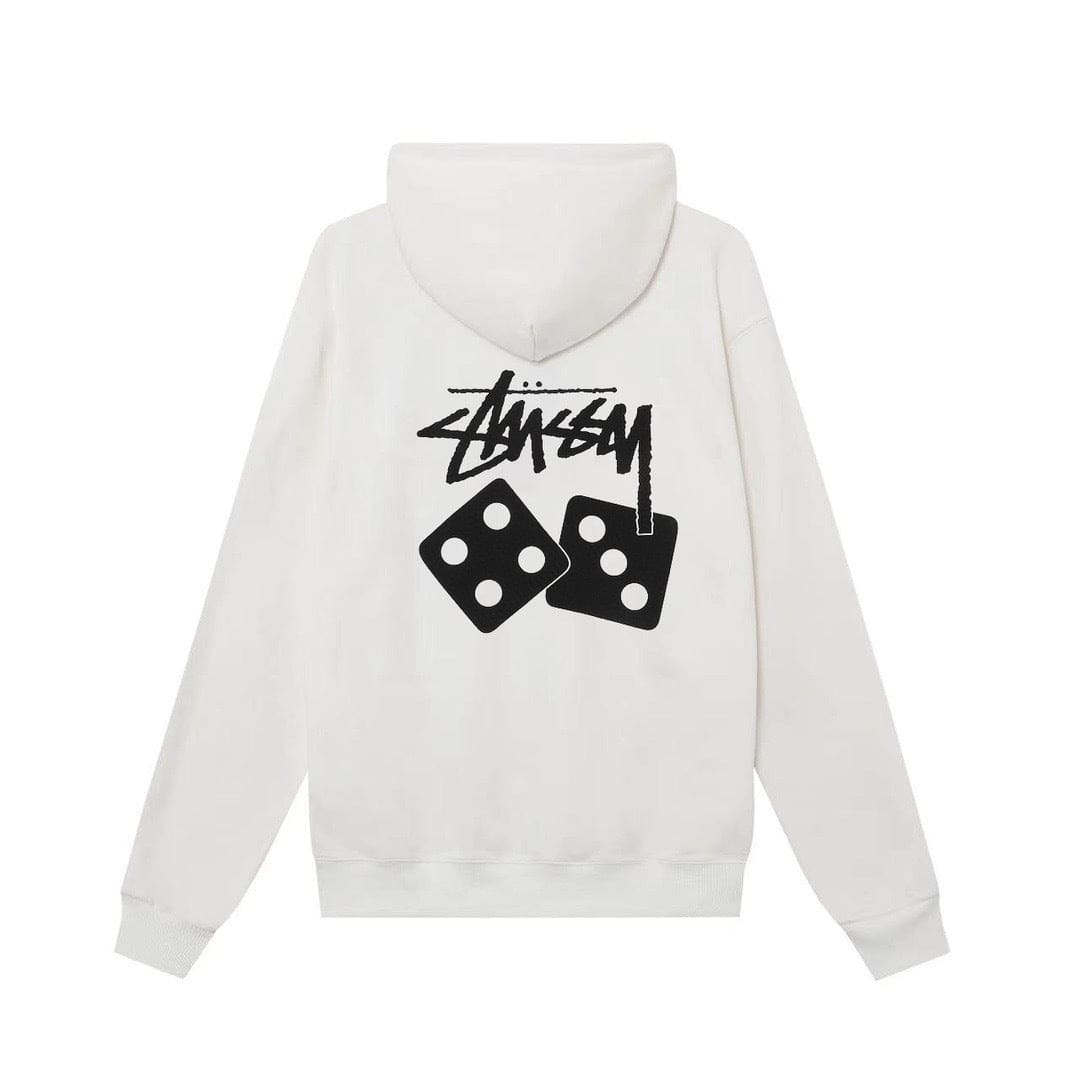 Stussy Dice Hoodie in White | Banlieue91