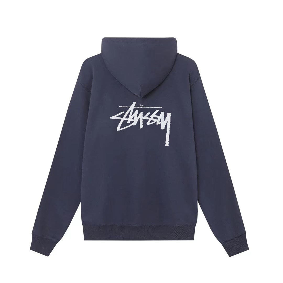Stussy x Our Legacy x Our Legacy Work Shop Drop Hoodie 'Blue' | Banlieue91