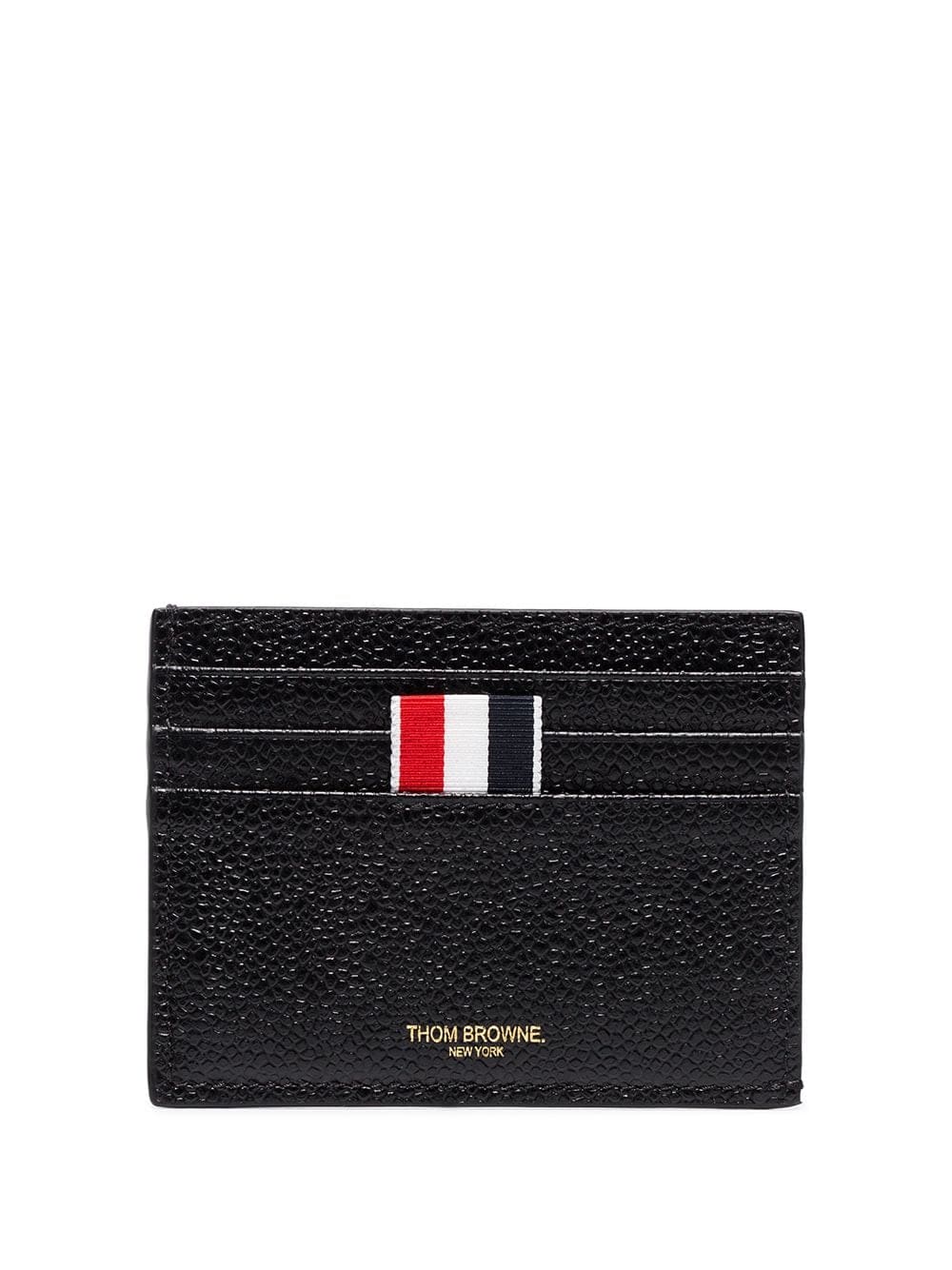 THOM BROWNE Men's Mini Leather Credit Card Case | Banlieue91