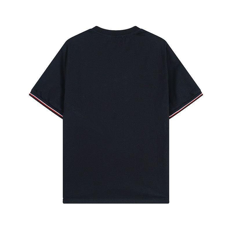 Thom Browne T-Shirt Without Collar 'Blue' | Banlieue91