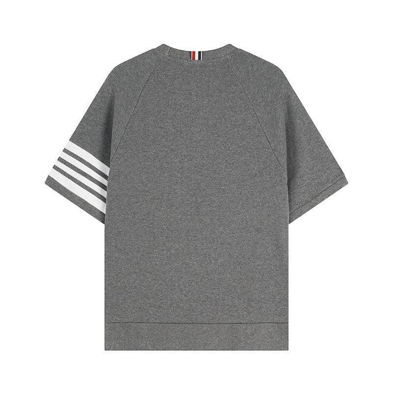 Thom Browne T-Shirt Without Collar 'Grey' | Banlieue91