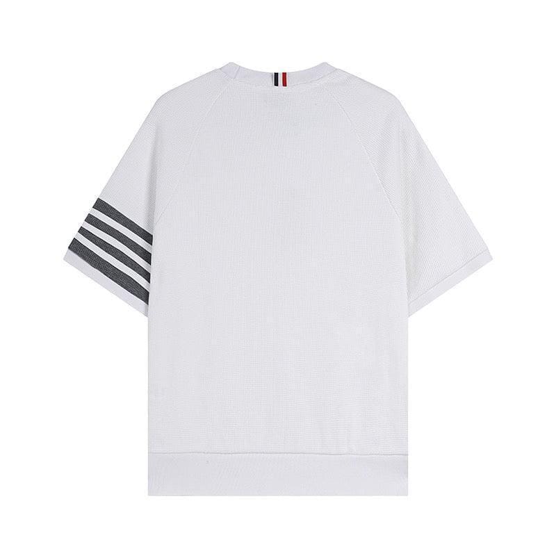 Thom Browne T-Shirt Without Collar 'White' | Banlieue91