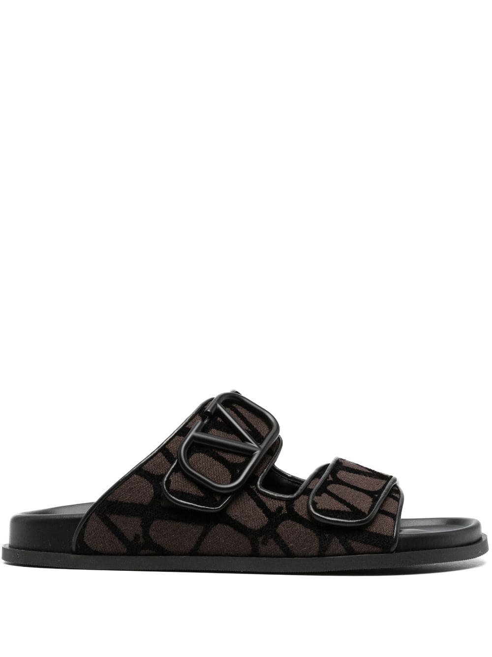 Valentino Garavani V Logo Toile Iconographe Sandals | Banlieue91