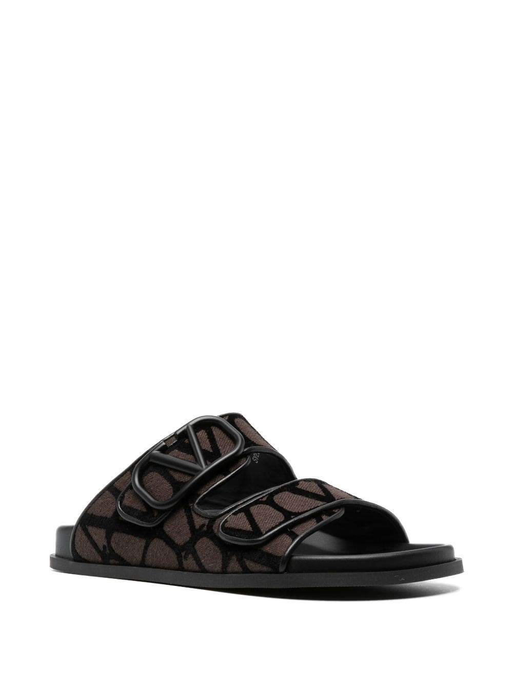 Valentino Garavani V Logo Toile Iconographe Sandals | Banlieue91