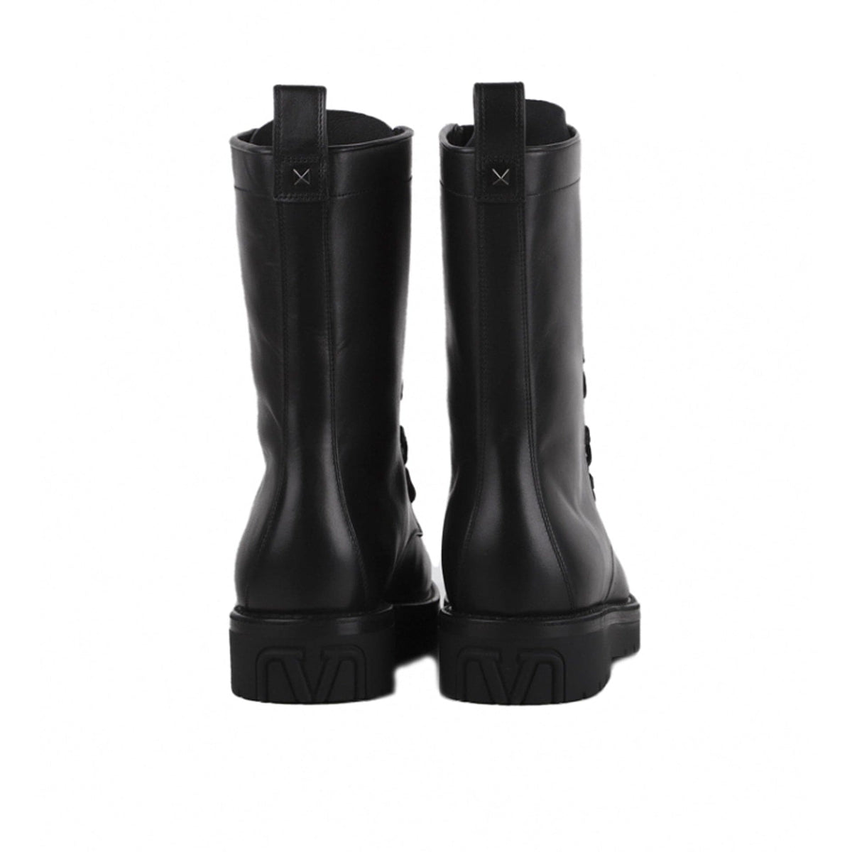 Valentino Garavani Valentino Garavani Combat Leather Boots | Banlieue91