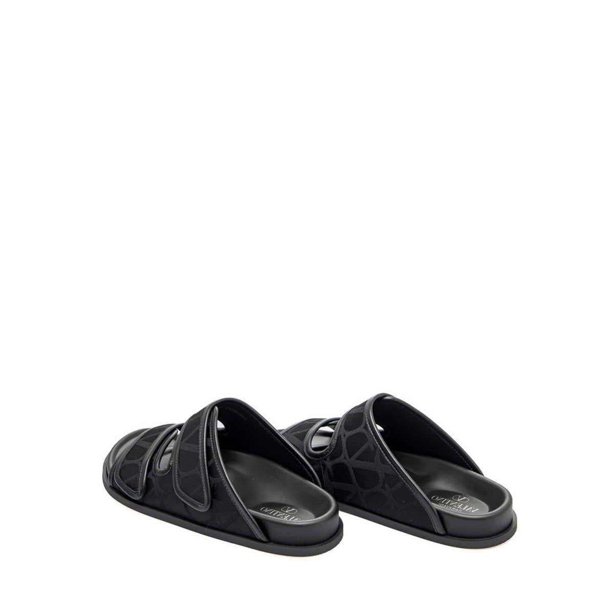 Valentino Garavani Valentino Garavani Toile Iconographe Flat Sandals | Banlieue91