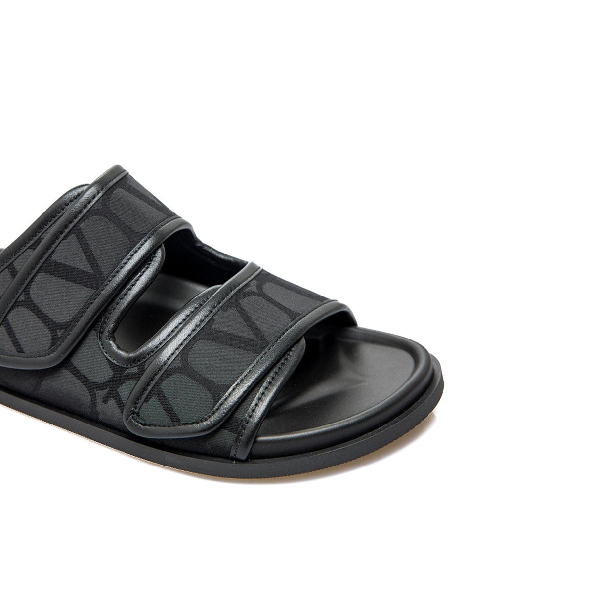 Valentino Garavani Valentino Garavani Toile Iconographe Flat Sandals | Banlieue91