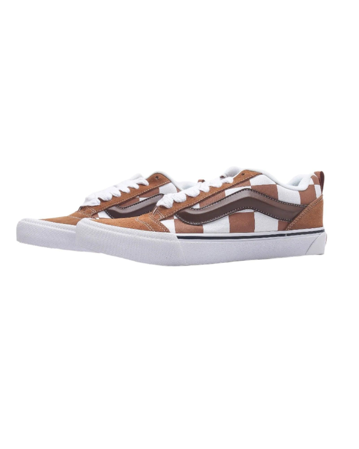 Vans Knu Skool Mega Check Brown 'Brown/White' | Banlieue91