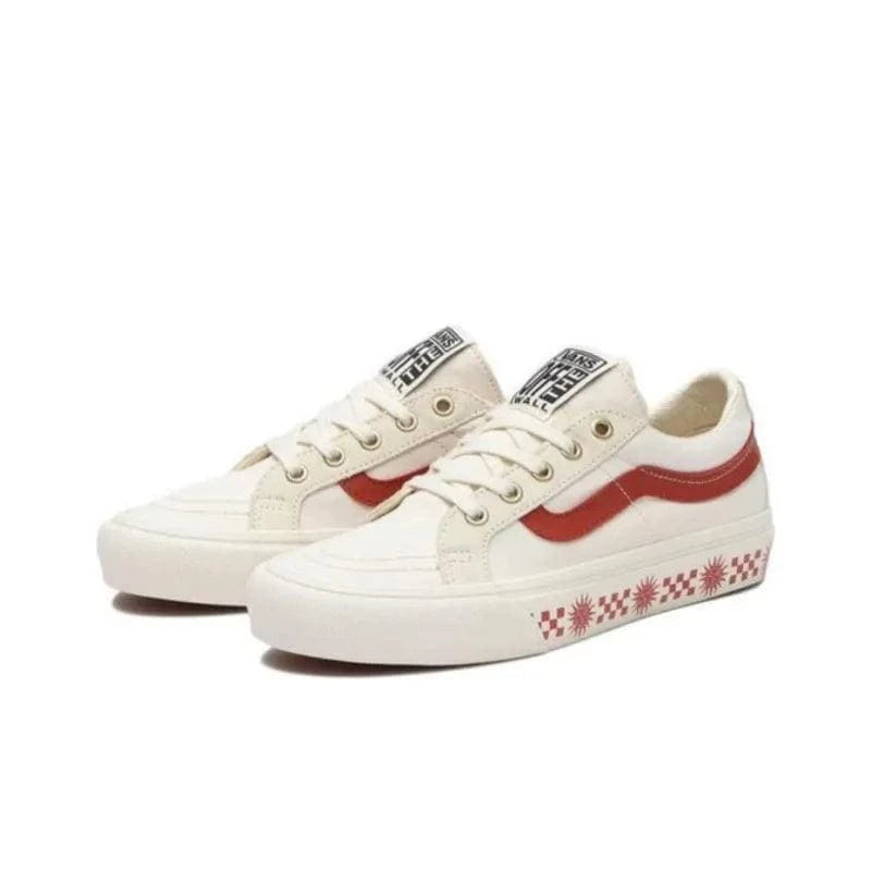 Vans SK8-Low 'White Red' | Banlieue91