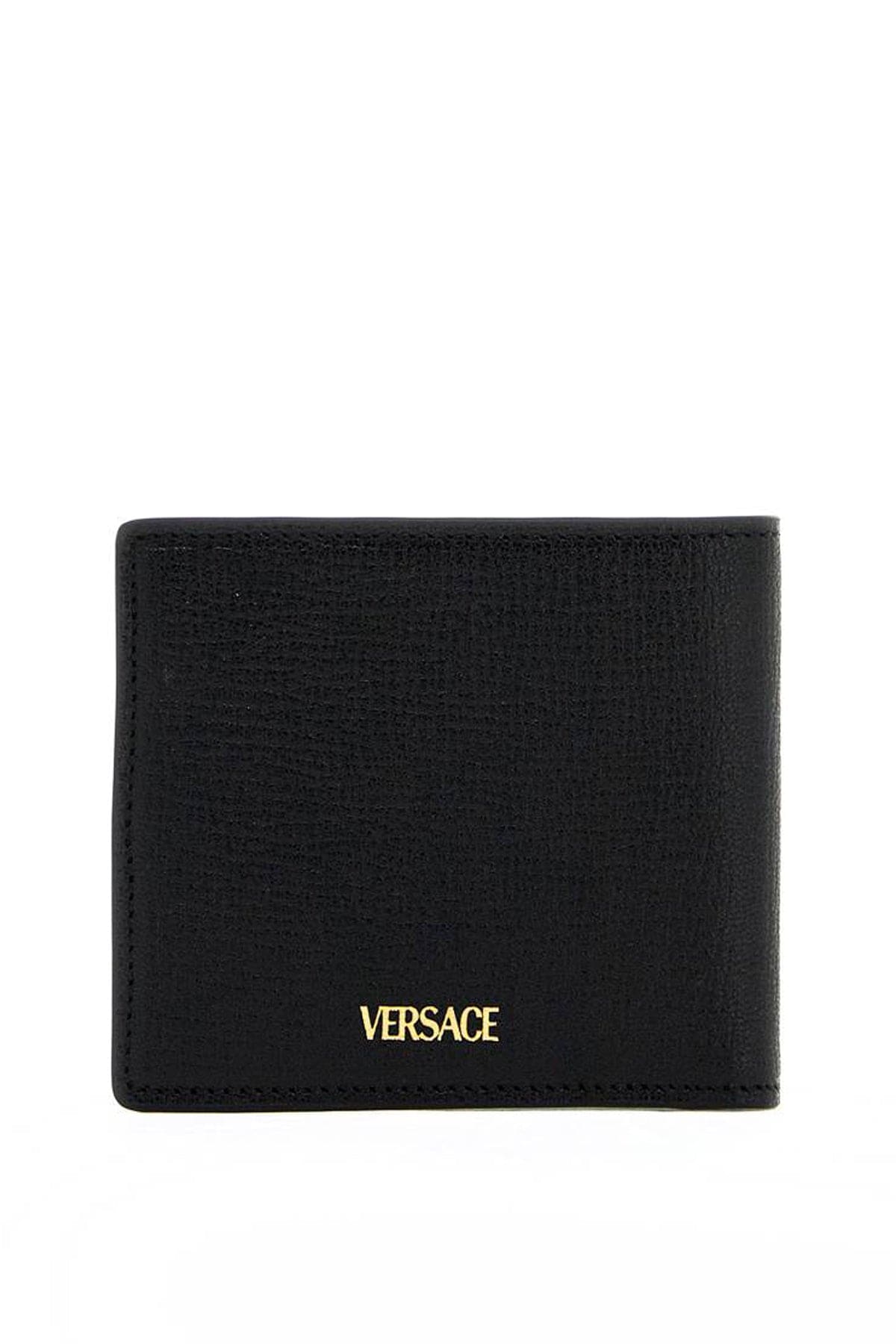 VERSACE Mini Bi-Fold Leather Wallet for Men | Banlieue91