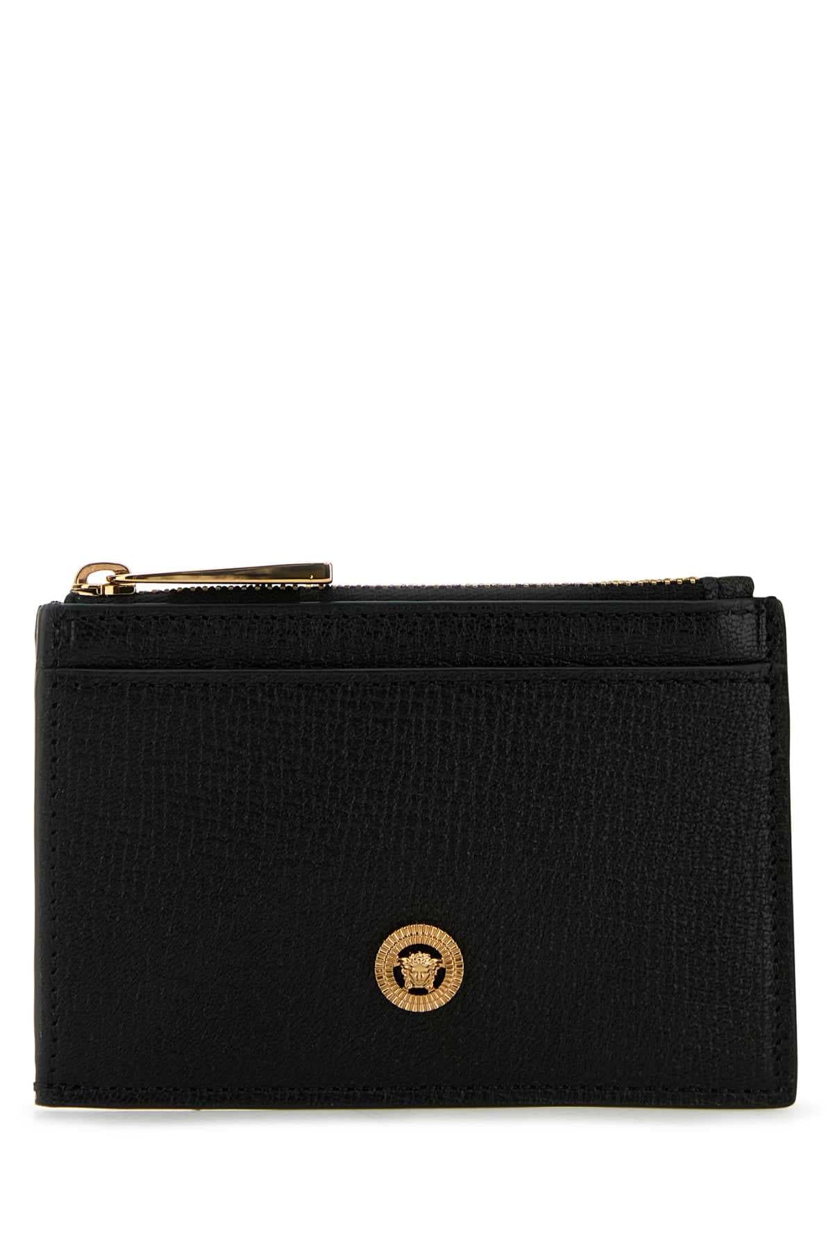 VERSACE Mini Leather Card Holder with Zip | Banlieue91