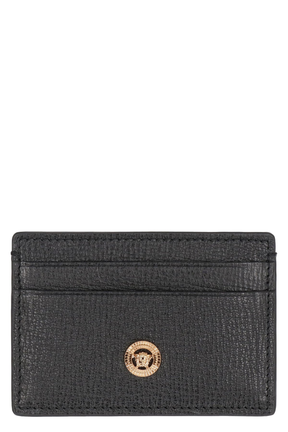 VERSACE Mini Leather Medusa Card Holder | Banlieue91