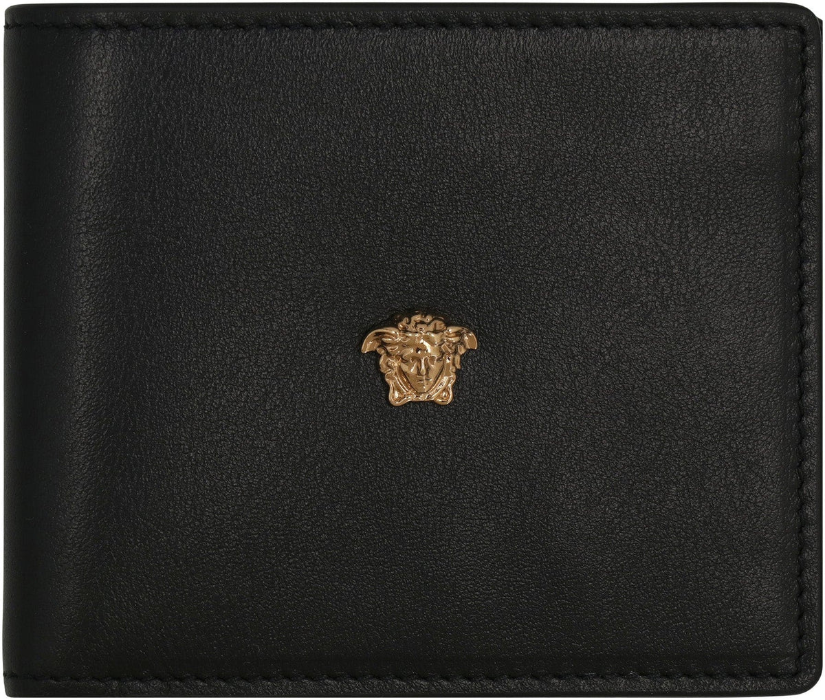 VERSACE Mini Leather Wallet with Iconic Emblem | Banlieue91