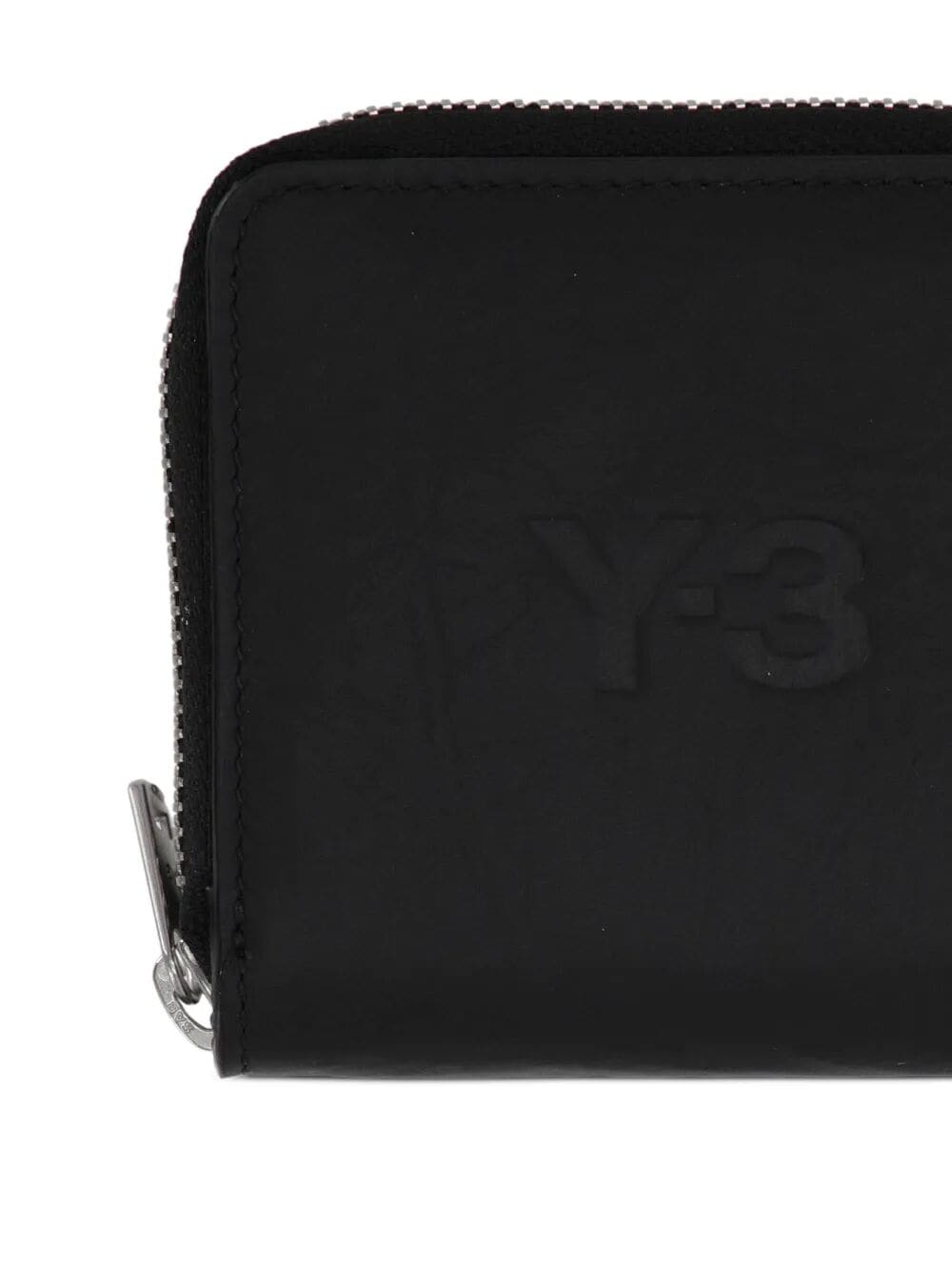 Y-3 Mini Zip-Around Leather Wallet for Men | Banlieue91