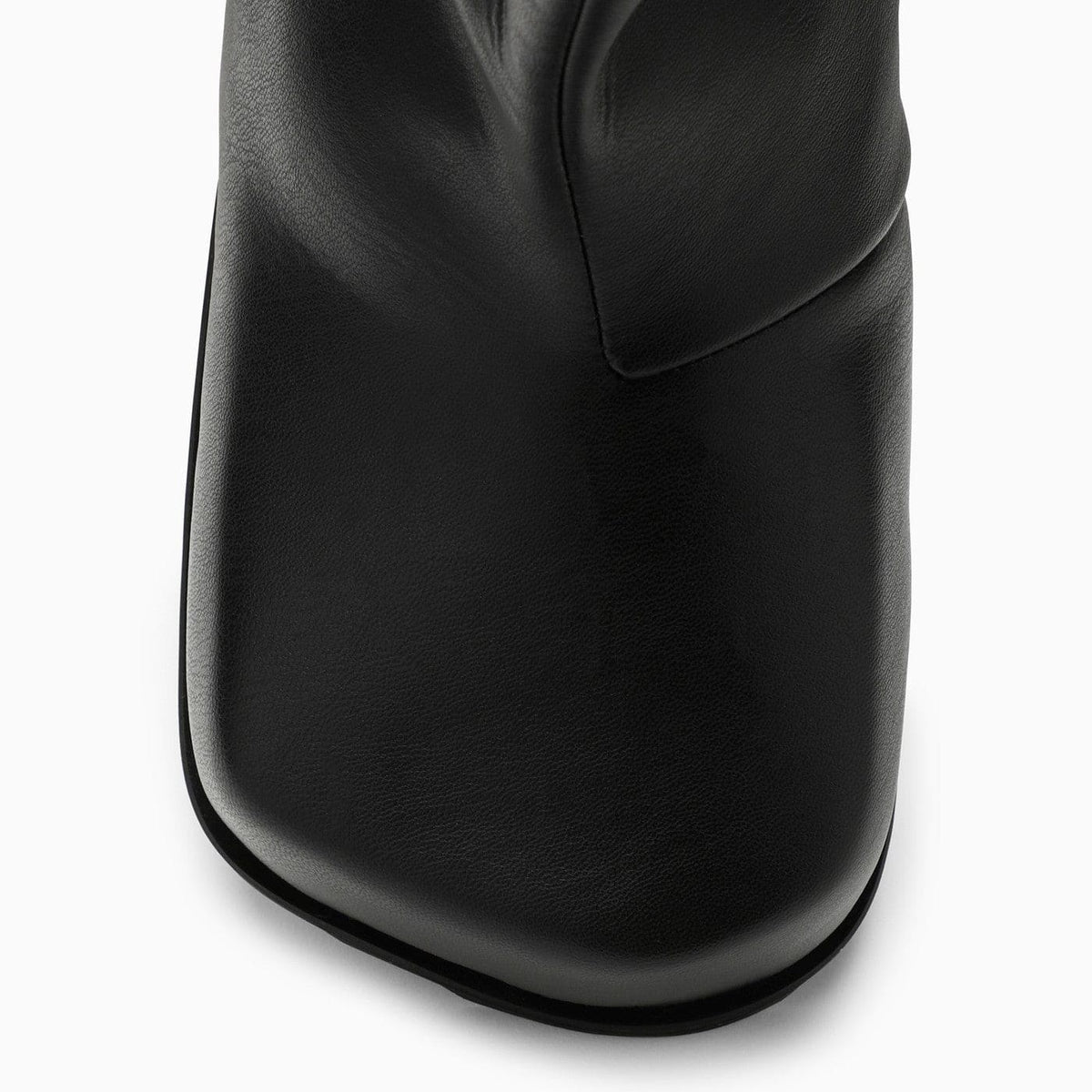 Yume Yume High Black Faux Leather Boot | Banlieue91