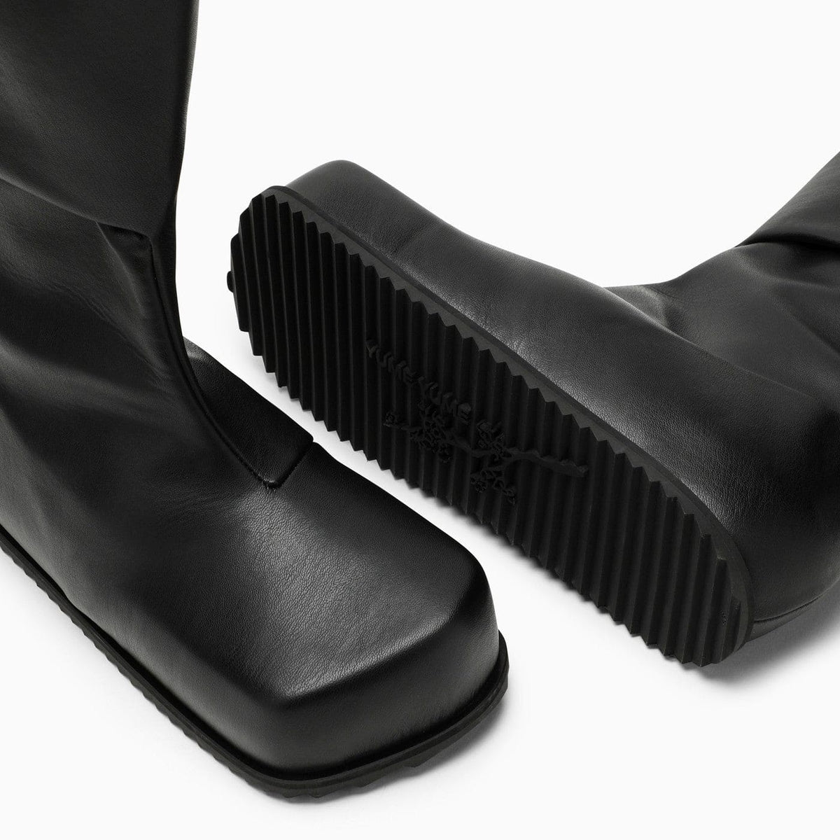 Yume Yume High Black Faux Leather Boot | Banlieue91